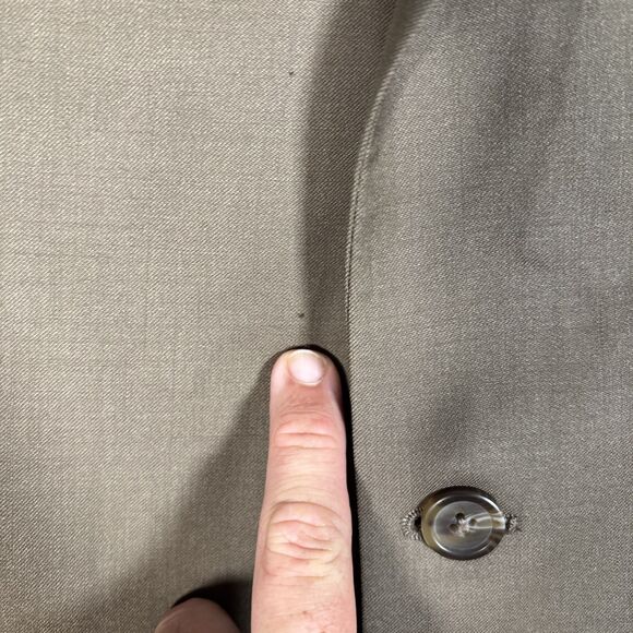 Lauren Ralph Lauren Suit‎ 2 Piece Men’s Size 44R/34W Olive Green Wool - Picture 6 of 16